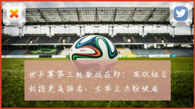 世乒赛第三轮激战在即：混双组合剑指更高排名，女单主力盼破局